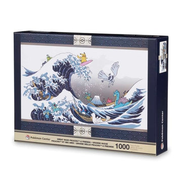 Great Wave Pikachu & Friends Pokémon Puzzle (1,000 Pieces)