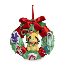 Pokemon Plush - Pikachu Pokémon Holiday Workshop Wreath - 6 ¾ In.