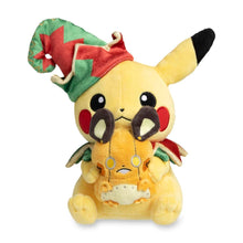 Pokemon Plush - Pikachu & Robot Dedenne Toy Pokémon Holiday Workshop - 8 ¾ In.