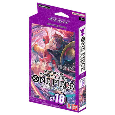 One Piece Card Game - Starter Deck - Purple Monkey D. Luffy ST-18 (Pre-Order)