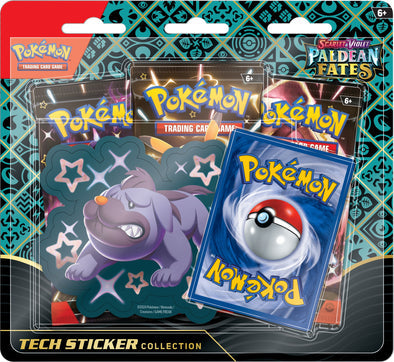 Pokemon - Paldean Fates - Tech Sticker Collection - Maschiff
