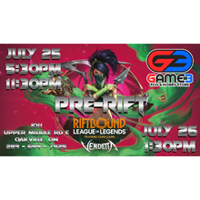 Rifbound - Vendetta - Pre Rift Event (Pick a date)