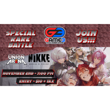 Union Arena - Special Rare Battle - NIkke (Nov 2nd - 7:00pm)