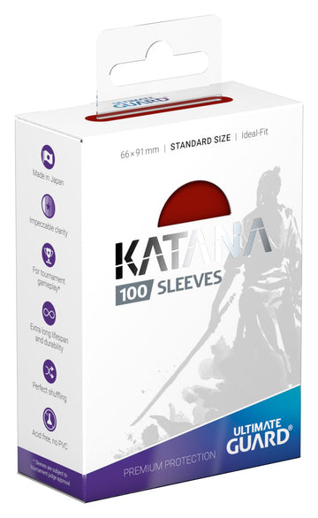 Ultimate Guard - Katana Sleeves - 100ct Standard Size - Various Colours