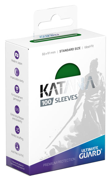 Ultimate Guard - Katana Sleeves - 100ct Standard Size - Various Colours