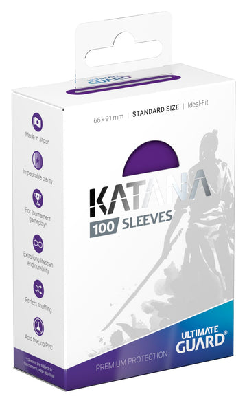 Ultimate Guard - Katana Sleeves - 100ct Standard Size - Various Colours