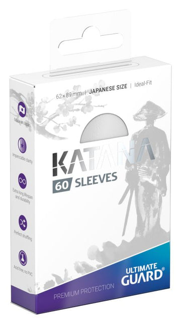 Ultimate Guard - Katana Sleeves - 60ct Japanese Size - Various Colours