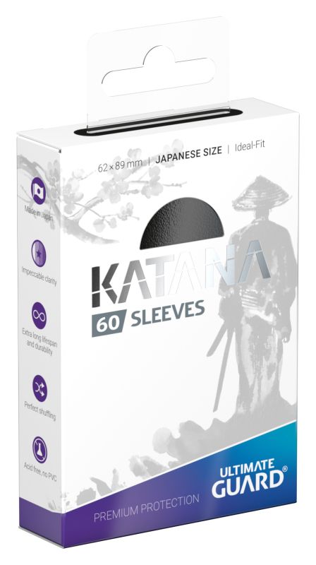 Ultimate Guard - Katana Sleeves - 60ct Japanese Size - Various Colours
