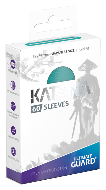 Ultimate Guard - Katana Sleeves - 60ct Japanese Size - Various Colours