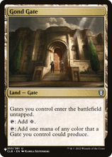 Gond Gate (-353) - The List Reprints