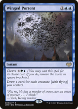 Winged Portent (Promo Pack) [Innistrad: Crimson Vow Promos]