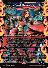 Chandra, Spark Hunter (Showcase) (-401) - Aetherdrift Foil