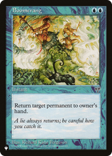Boomerang (PLST-MIR-56) - The List