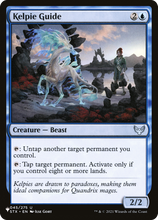 Kelpie Guide (PLST-STX-45) - The List