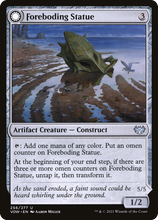 Foreboding Statue // Forsaken Thresher [Innistrad: Crimson Vow]