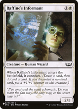 Raffine's Informant (PLST-SNC-26) - The List
