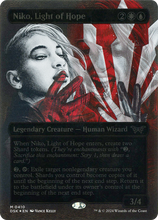 Niko, Light of Hope (DSK-410) - Duskmourn: House of Horror (Borderless) Foil