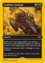 Explosive Getaway (First-Place Foil) (-479) - Aetherdrift