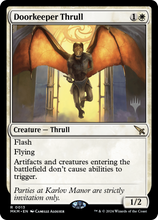 Doorkeeper Thrull (Promo Pack) [Murders at Karlov Manor Promos]