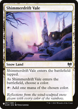 Shimmerdrift Vale (PLST-KHM-267) - The List: (snow)