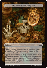 My Wealth Will Bury You (DSC-356) - Duskmourn: House of Horror Commander Foil