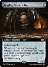 Giggling Skitterspike (DSC-039) - Duskmourn: House of Horror Commander Foil