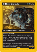Oildeep Gearhulk (First-Place Foil) (-487) - Aetherdrift