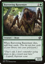 Burrowing Razormaw (BRO-173) - The Brothers' War