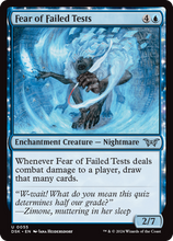 Fear of Failed Tests (DSK-055) - Duskmourn: House of Horror Foil