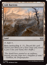 Ash Barrens (DSC-260) - Duskmourn: House of Horror Commander Foil