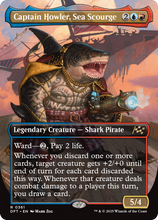 Captain Howler, Sea Scourge (Borderless) (DFT-361) - Aetherdrift Foil