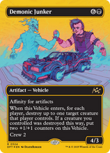 Demonic Junker (Borderless) (First-Place Foil) (-524) - Aetherdrift