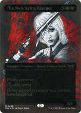 The Wandering Rescuer (DSK-406) - Duskmourn: House of Horror: (Showcase) (Borderless) Foil