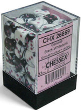 Chessex - 12mm d6 Dice Block (36 dice) - Various Colours