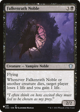 Falkenrath Noble (PLST-VOC-128) - The List