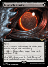 Insatiable Avarice (Extended Art) [Outlaws of Thunder Junction]