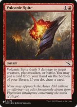 Volcanic Spite (PLST-MOM-170) - The List