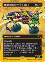 Thunderous Velocipede (Borderless) (First-Place Foil) (-529) - Aetherdrift
