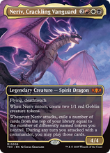Neriv, Crackling Vanguard (Borderless) (TDC-006) - Commander: Tarkir: Dragonstorm