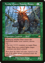 Ayula, Queen Among Bears (Retro Foil Etched) [Modern Horizons]