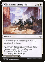 Makindi Stampede // Makindi Mesas (ZNR-026) - Zendikar Rising Foil