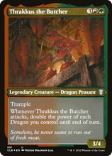 Thrakkus the Butcher (Foil Etched) [Commander Legends: Battle for Baldur's Gate]