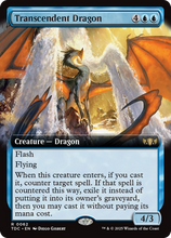 Transcendent Dragon (Extended Art) (TDC-062) - Commander: Tarkir: Dragonstorm