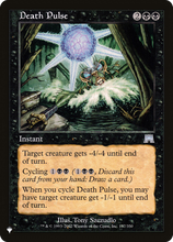 Death Pulse (PLST-ONS-137) - The List