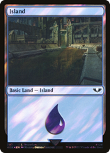 Island (307) (Surge Foil) [Warhammer 40,000]