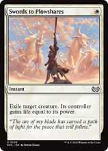 Swords to Plowshares (DSC-106) - Duskmourn: House of Horror Commander