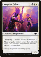 Irregular Cohort (PLST-MH1-15) - The List