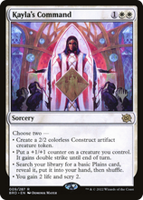 Kayla's Command (Promo Pack) [The Brothers' War Promos]