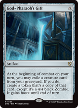 God-Pharaoh's Gift (-131) - Commander: Aetherdrift