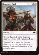 Imperial Oath (PLST-NEO-17) - The List